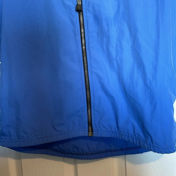 L.L. Bean women’s vintage blue full zip utility hiking vest size large - Picture 4 of 10
